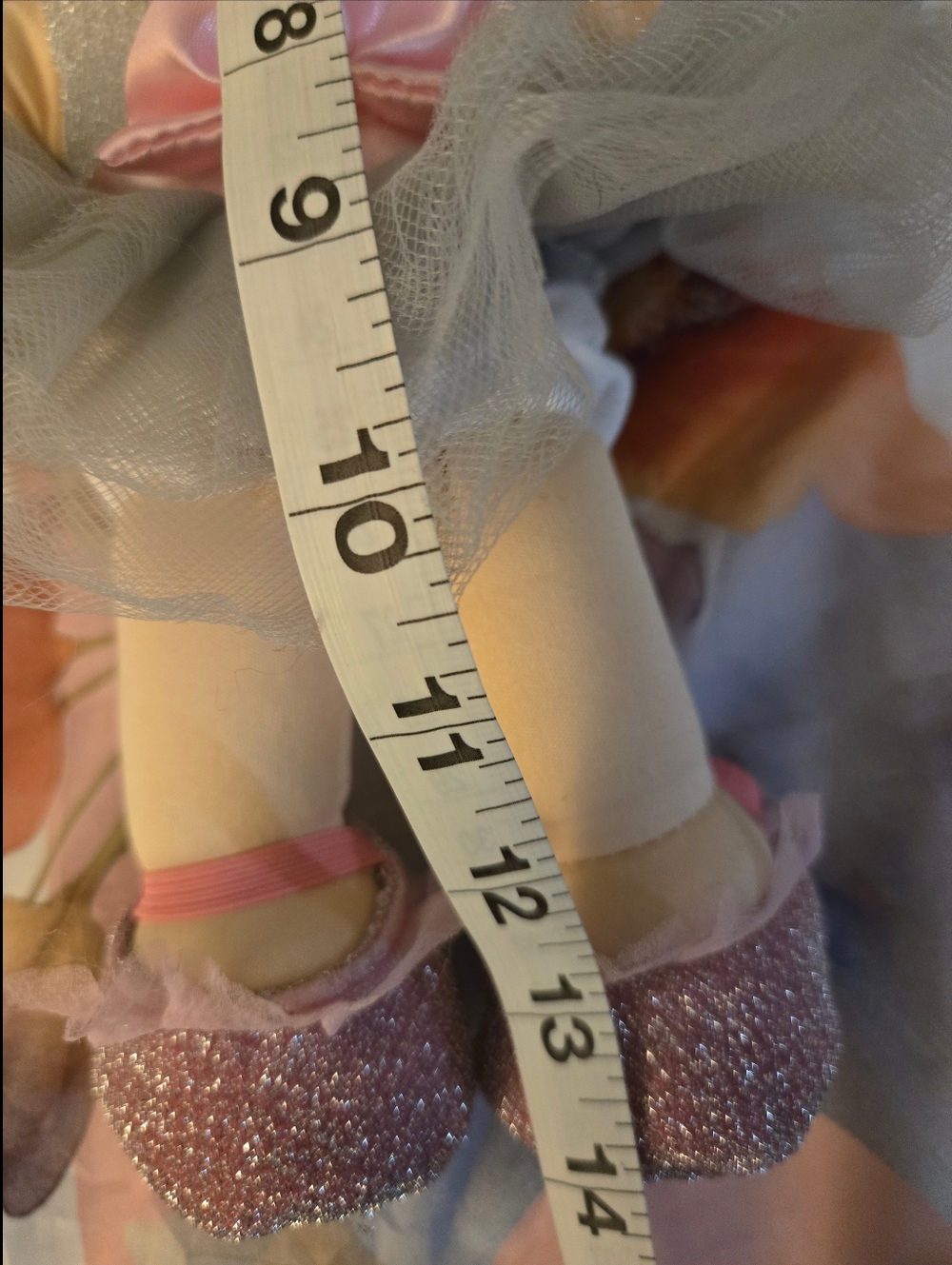 Butterflies Collection Sarah Ballerina Doll Rag Pink Gray 2011 Retired EUC - Picture 10 of 10